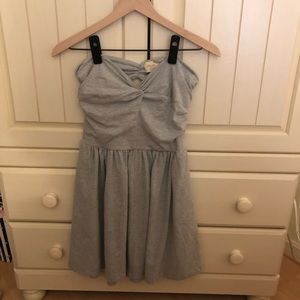 Elizabeth & James Grey Midi Strapless
